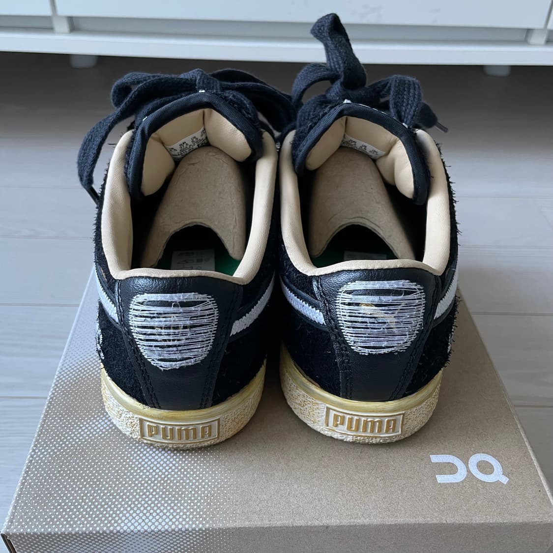 [235siz] puma LMC 스웨이드 빈티지 블랙 상품이미지5