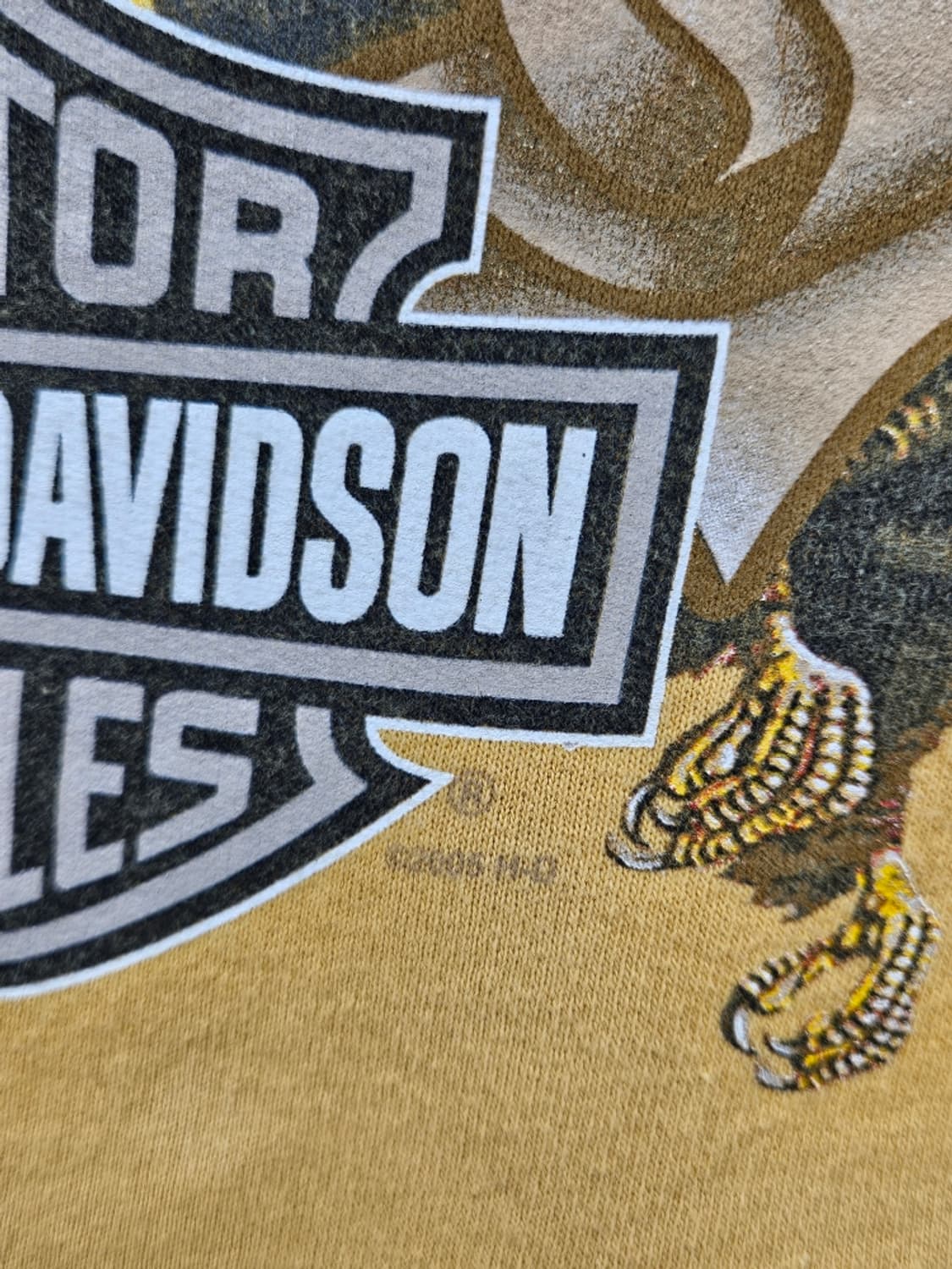 할리데이비슨X밀텍스 아플리케 커스텀 맨투맨 스웻셔츠 (3XL)/11541 상품이미지7