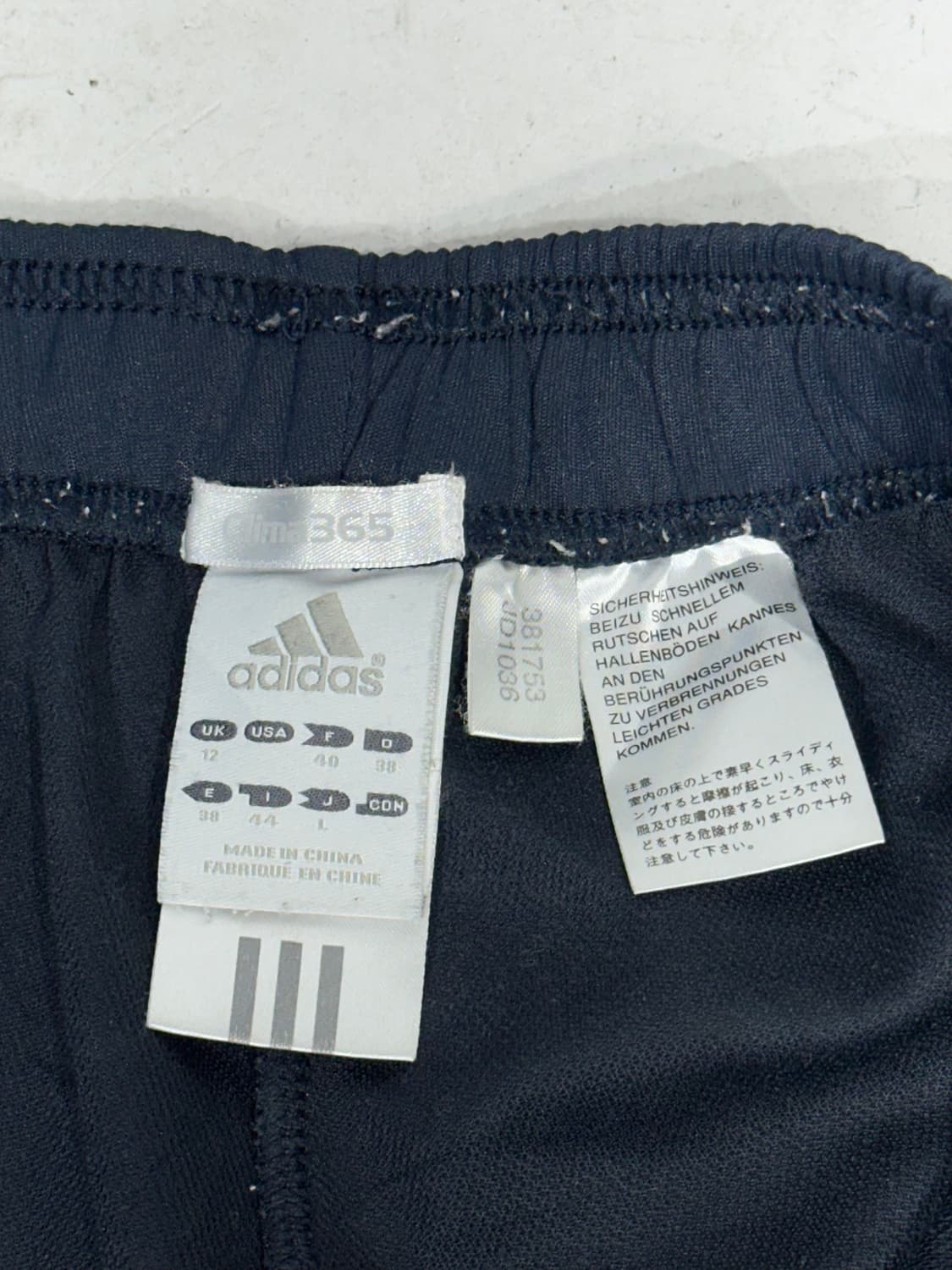 아디다스 네이비 와이드 부츠컷 블루 삼선 추리닝 바지 트레이닝 팬츠 L 상품이미지7