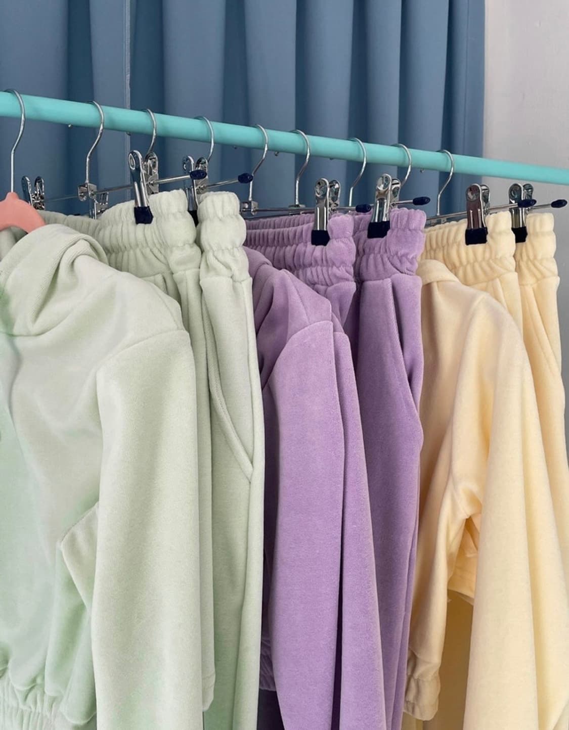 페일제이드 벨벳 트레이닝 후드집업 상품이미지3