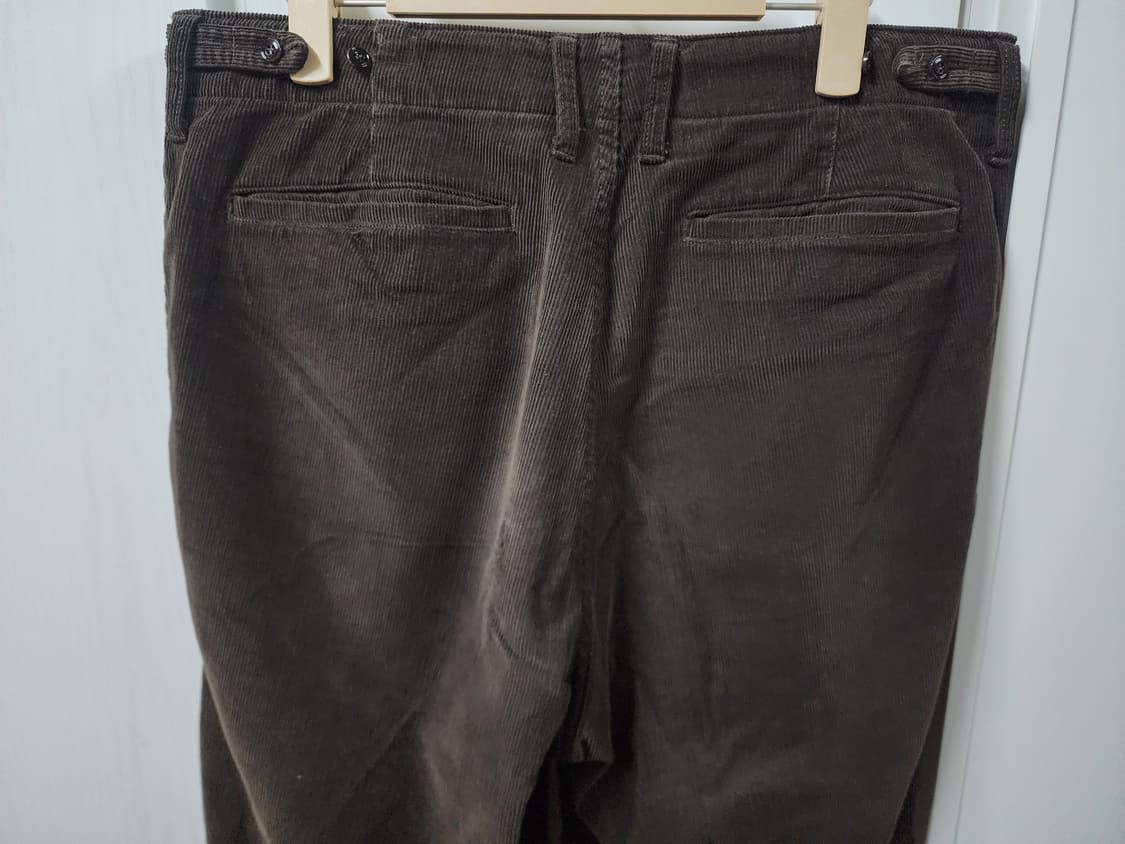 포터리 코듀로이 와이드 팬츠 브라운 3 상품이미지8