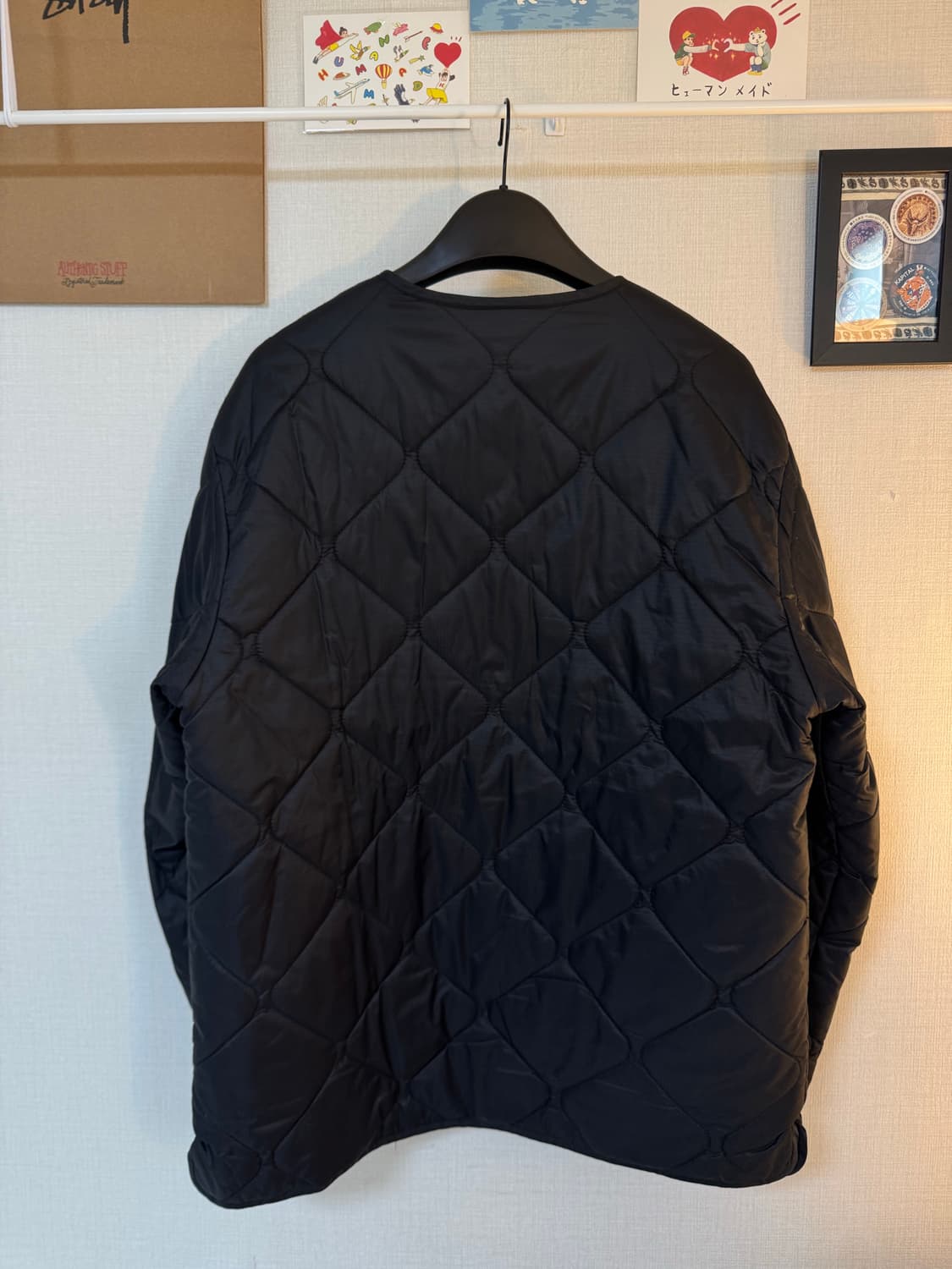 [XL]칼하트wip 나일론 퀼팅 자켓 깔깔이 블랙 상품이미지2