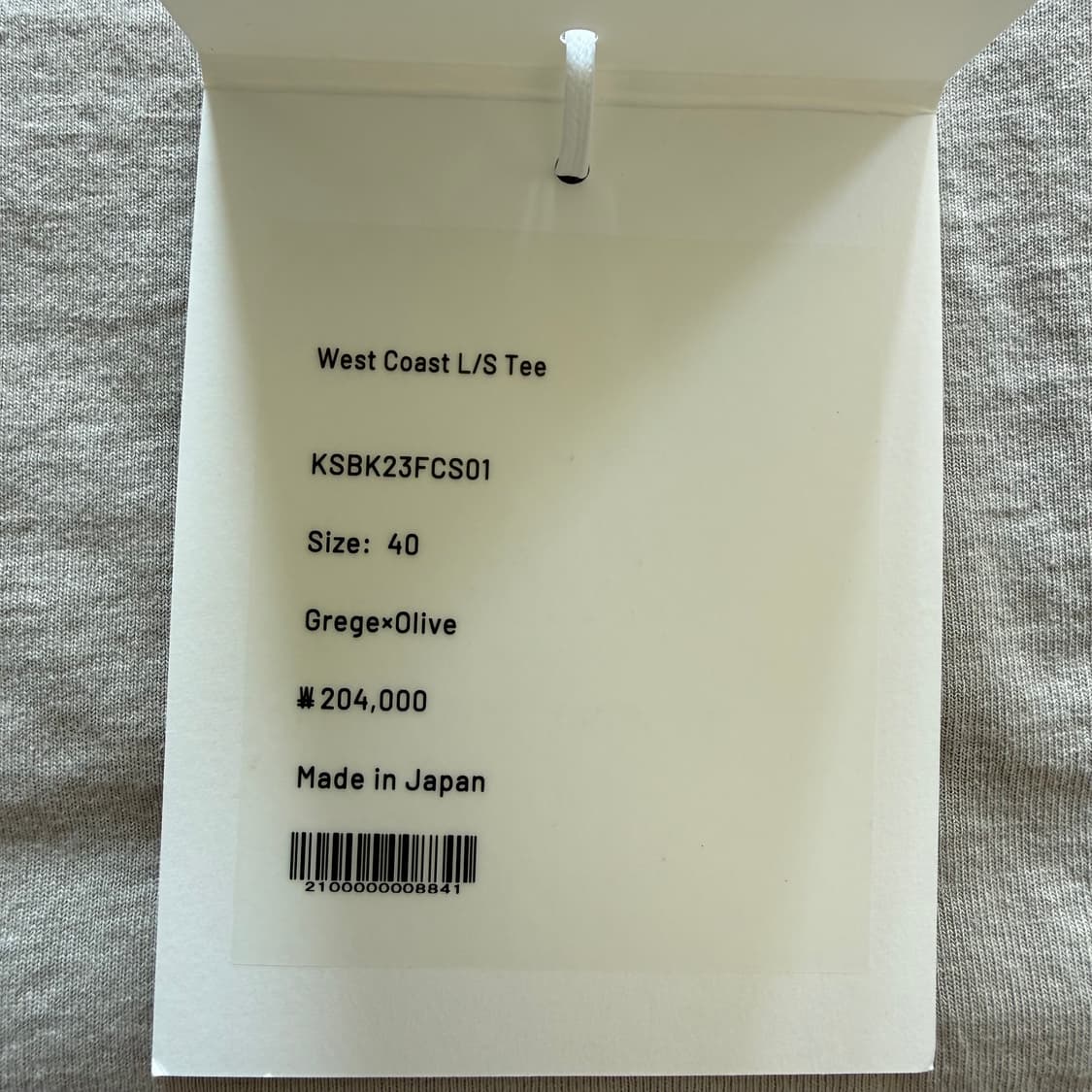 캡틴선샤인 웨스트 코스트 티셔츠 40 상품이미지3