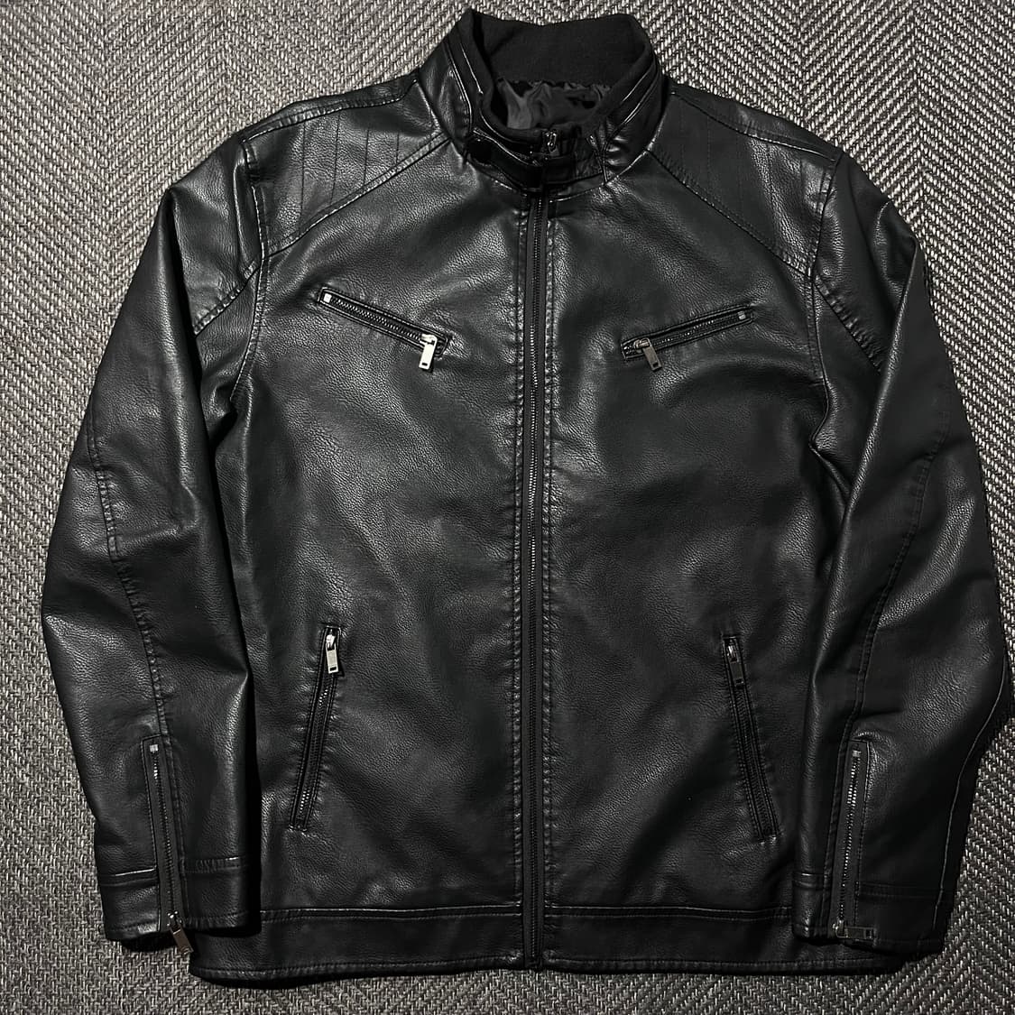 빈티지 라이더 가죽 자켓 상품이미지2