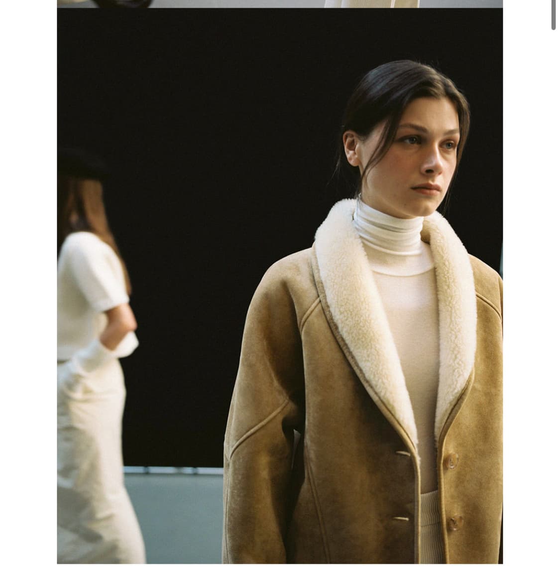 르 signature shearling jacket (beige)  상품이미지2