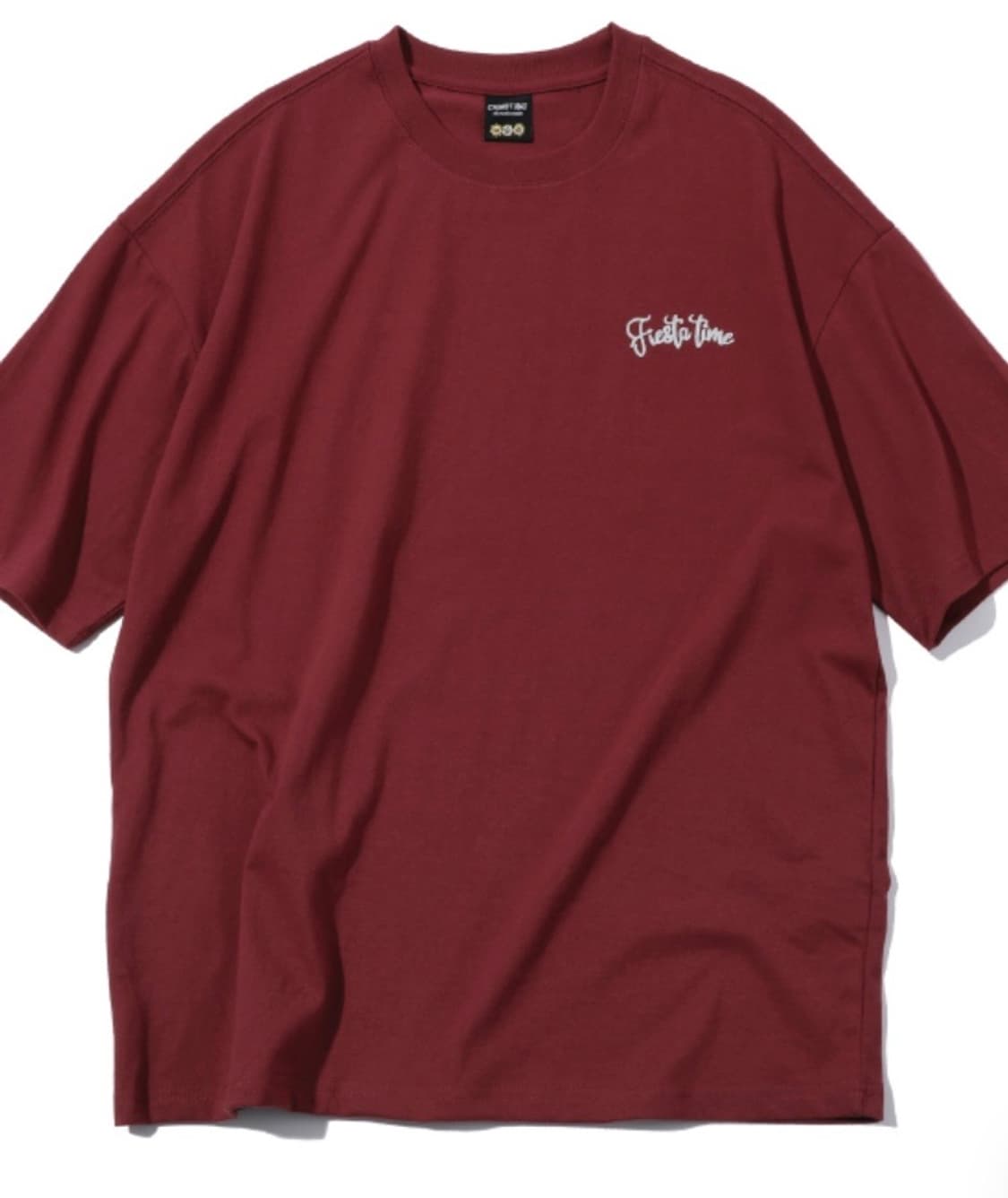 피에스타 타임 반팔티 버건디 상품이미지1