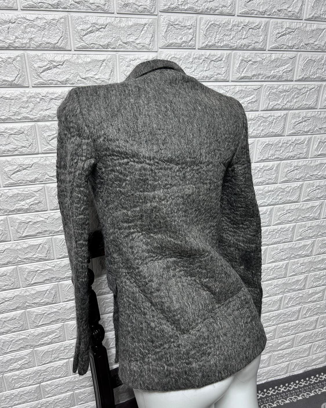 닐바렛 앙고라 울 더블 브레스티드 블레이저 상품이미지4