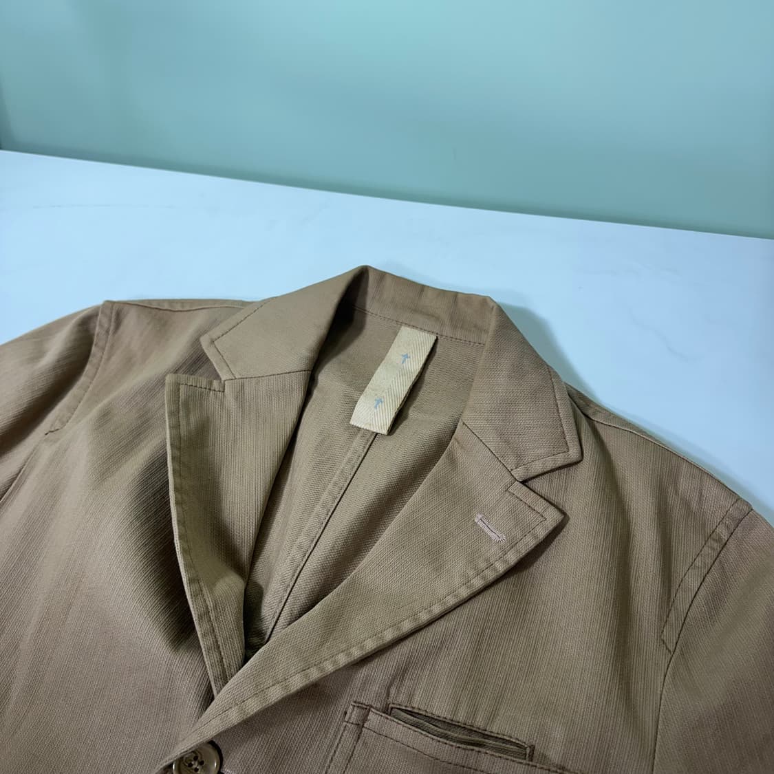 3 M 타케오키쿠치 일본판 베이지 코튼 클래식 블레이져 상품이미지6