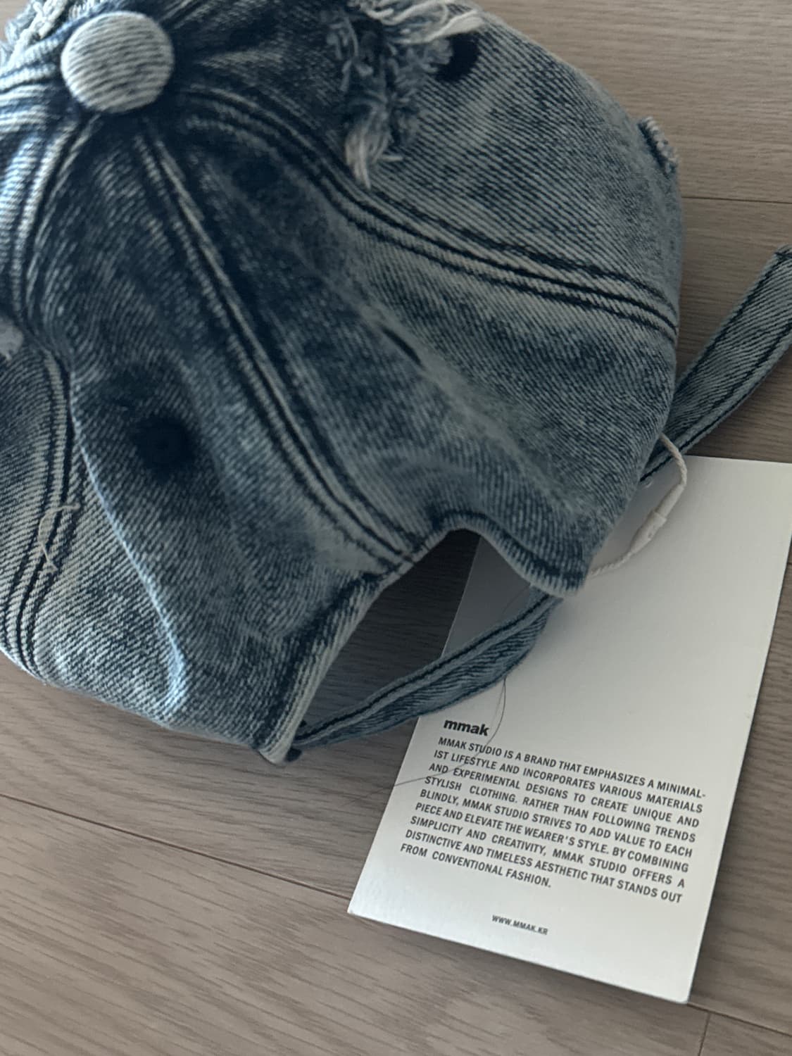 마끄 데님 볼캡 상품이미지2