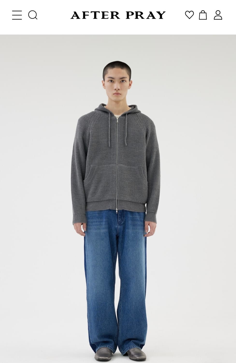 애프터프레이 컴포트 후디 니트 상품이미지1