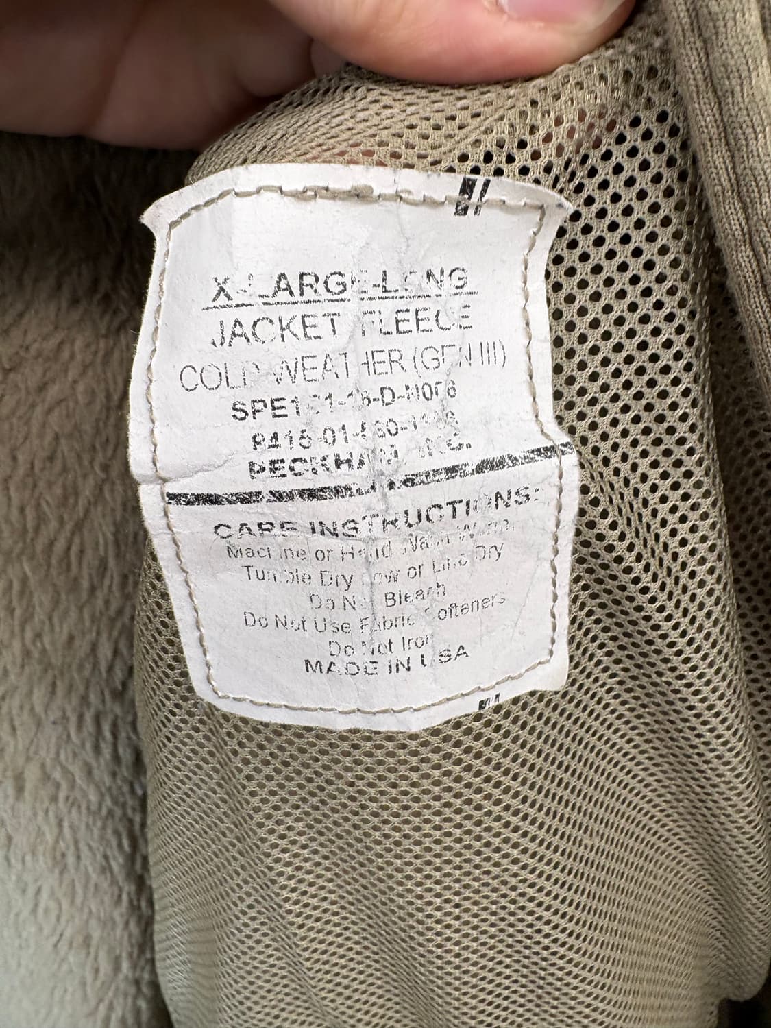 오리지널 US 밀리터리 신형 OCP 플리스자켓  상품이미지5