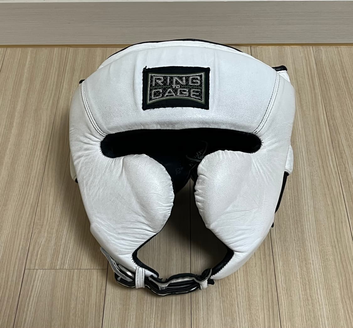 [XL] 링투케이지 멕시칸 스타일 복싱 T자 헤드기어 화이트 상품이미지1
