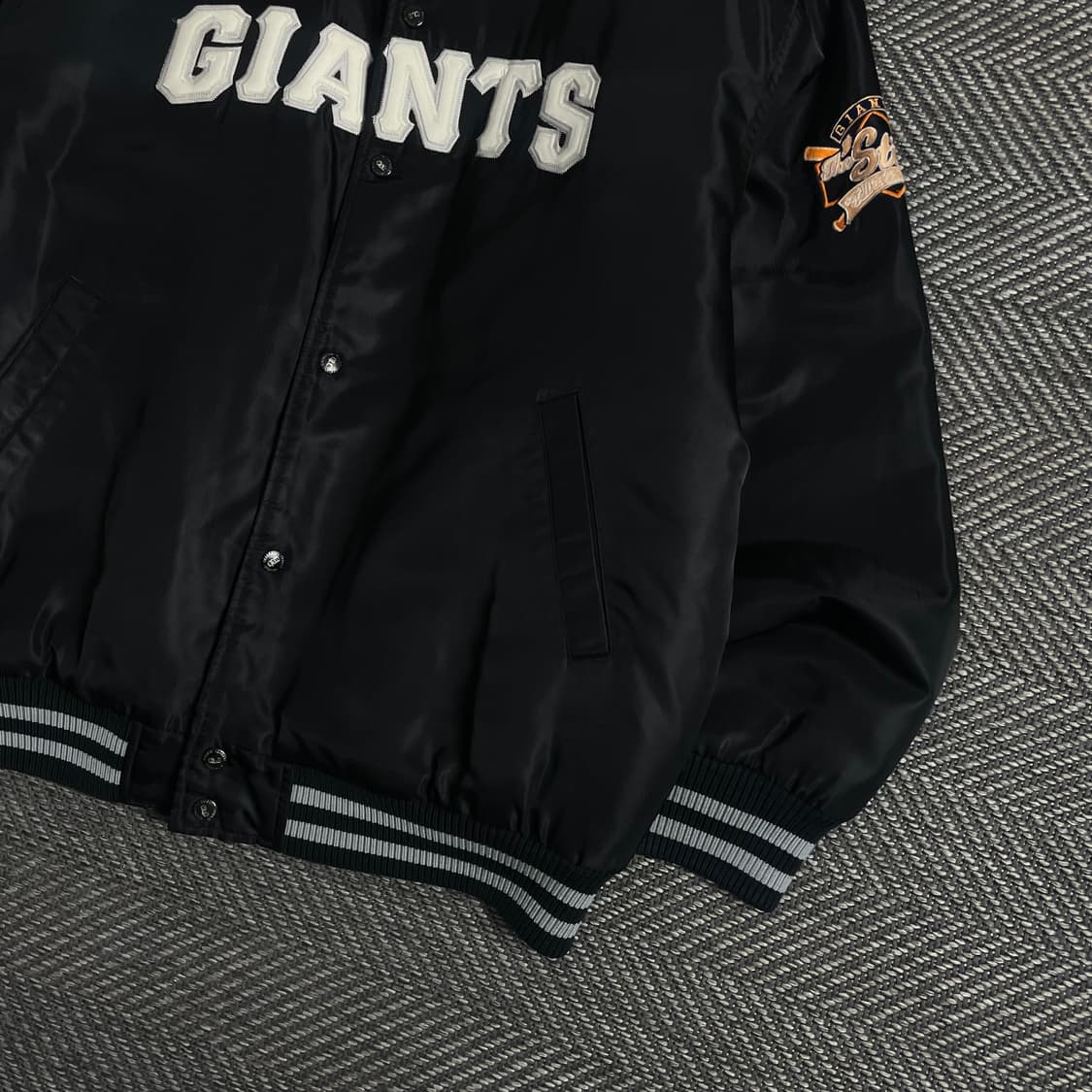 MLB 샌프란시스코 자이언츠 사틴 바시티 자켓y 3426 상품이미지3