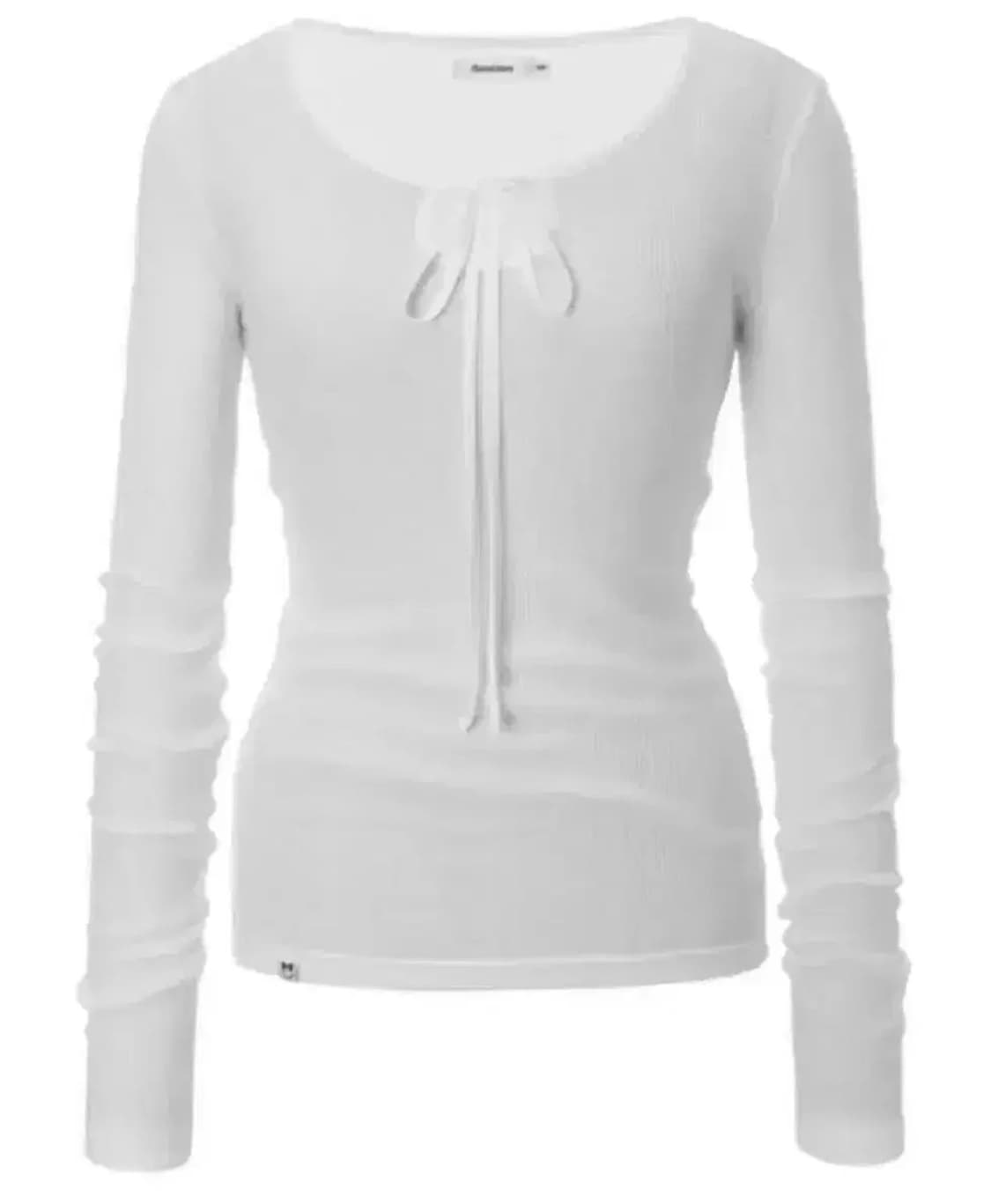 쓰리타임즈 헤이지탑 화이트 M 상품이미지1