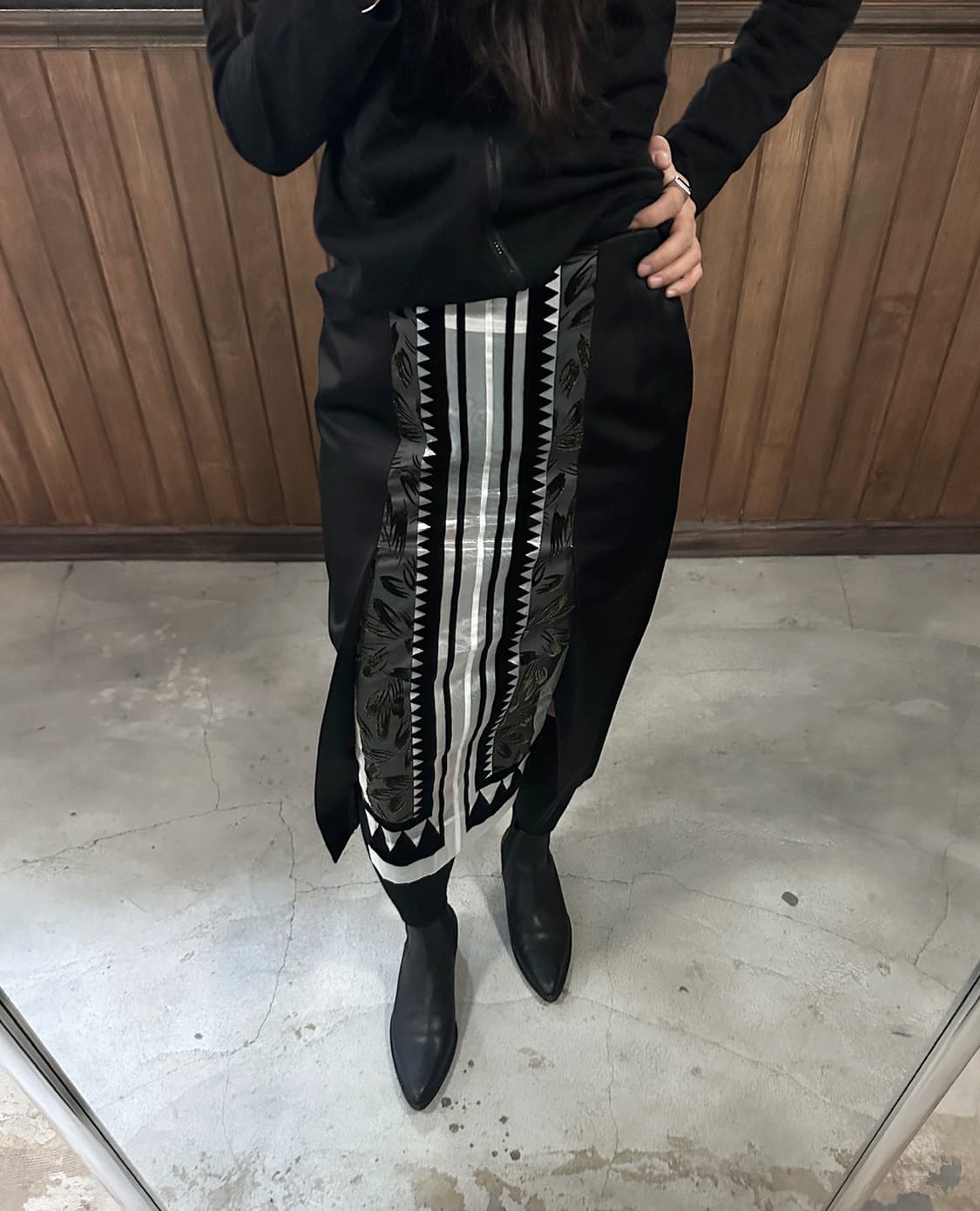 TOGA ethnic high-west skirt 상품이미지1