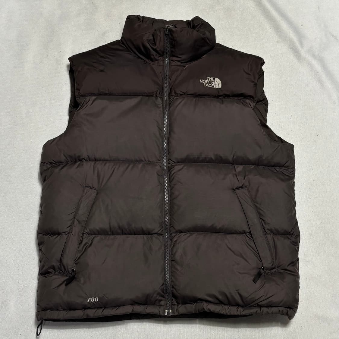 L 노스페이스 1996 눕시 700 브라운 패딩 베스트 상품이미지2