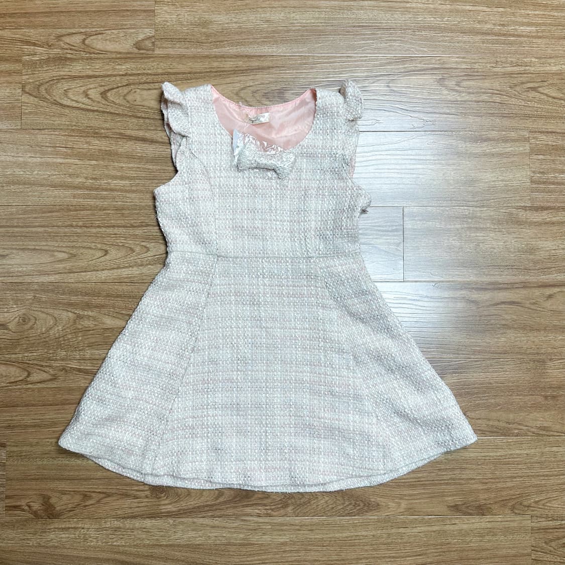 빈티지 리즈멜로 리본 핑크 날개 원피스 히메갸루 로걀 라떼 발레코어 고딕 상품이미지1