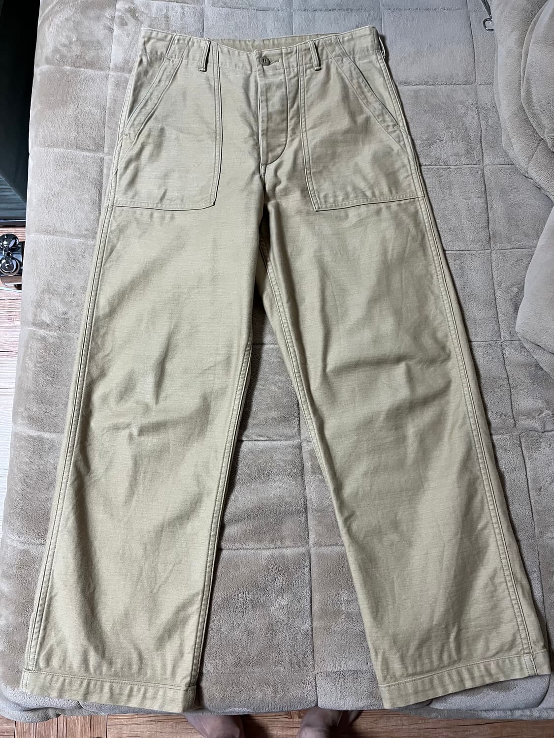 (2) 오어슬로우 퍼티그팬츠 카키 상품이미지1