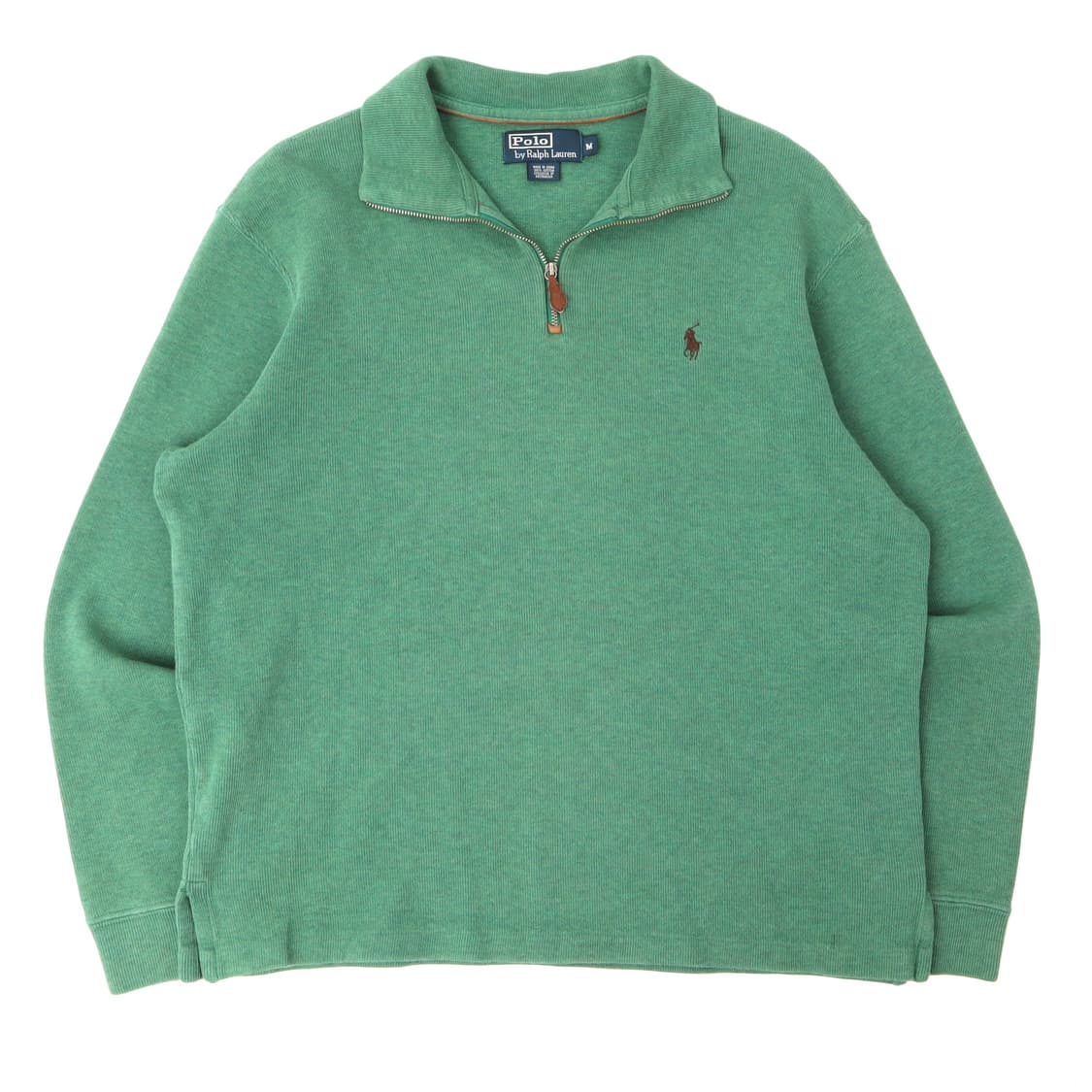 폴로 랄프로렌 그린 하프집업 코튼 니트 상품이미지1
