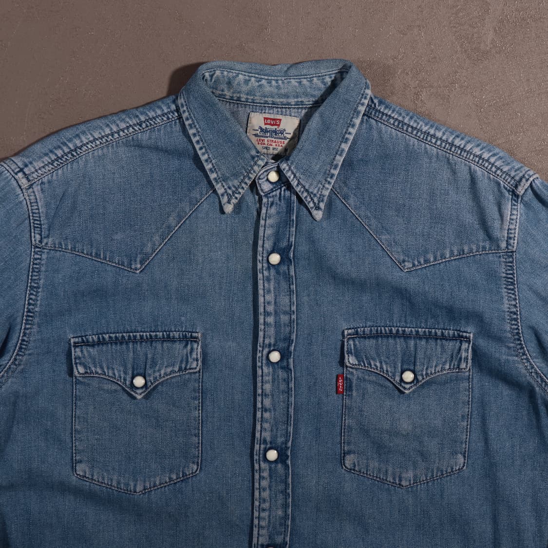 90s 리바이스 웨스턴 데님셔츠 상품이미지2
