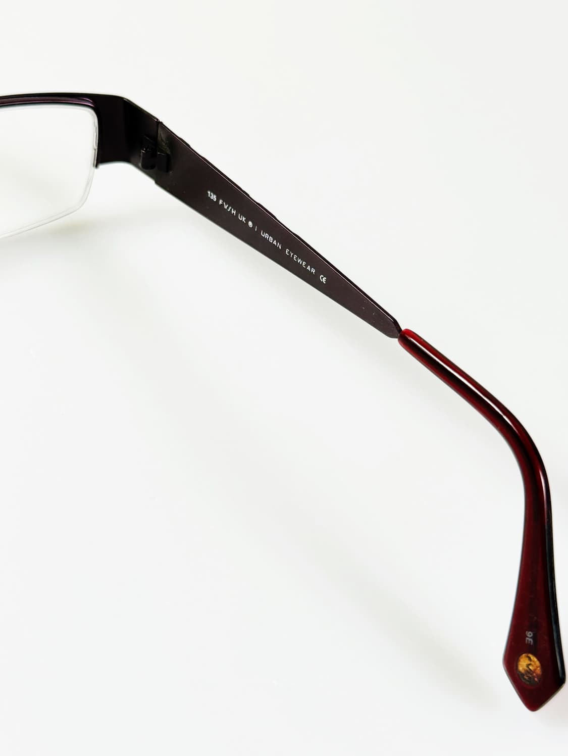 FYSH 반무테 스퀘어 메탈 프레임 빈티지 안경 상품이미지6