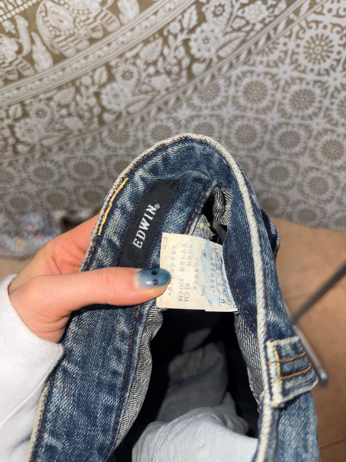 에드윈 빈티지 데님 카고팬츠  상품이미지8