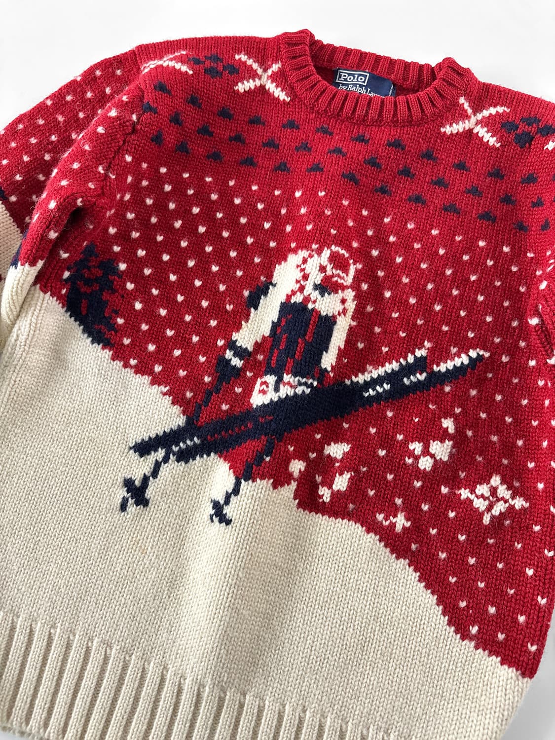(Rare) 90s 폴로 랄프로렌 다운힐 스키어 울 스웨터 상품이미지5