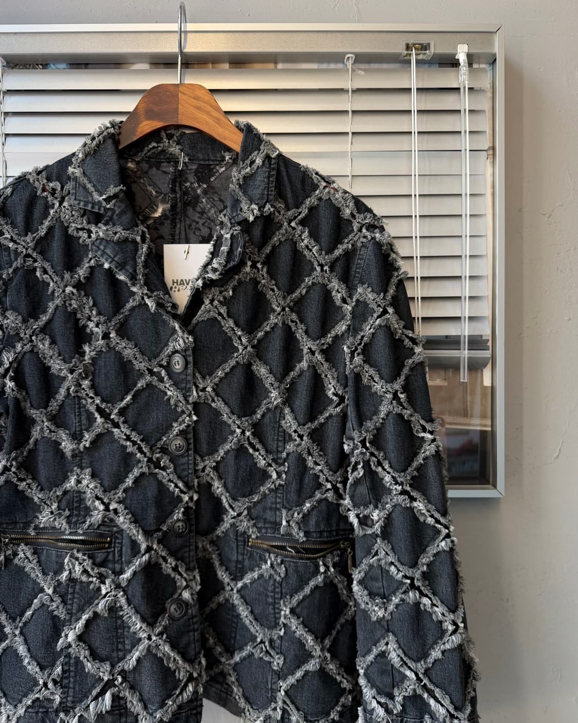 Patchwork mesh denim jacket JPN 상품이미지3