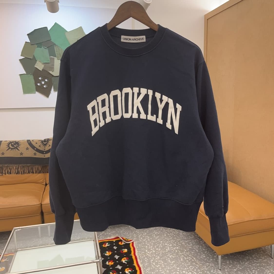 유니온 아카이브 올드스쿨 빈티지 레터링 맨투맨 M C07085 상품이미지3