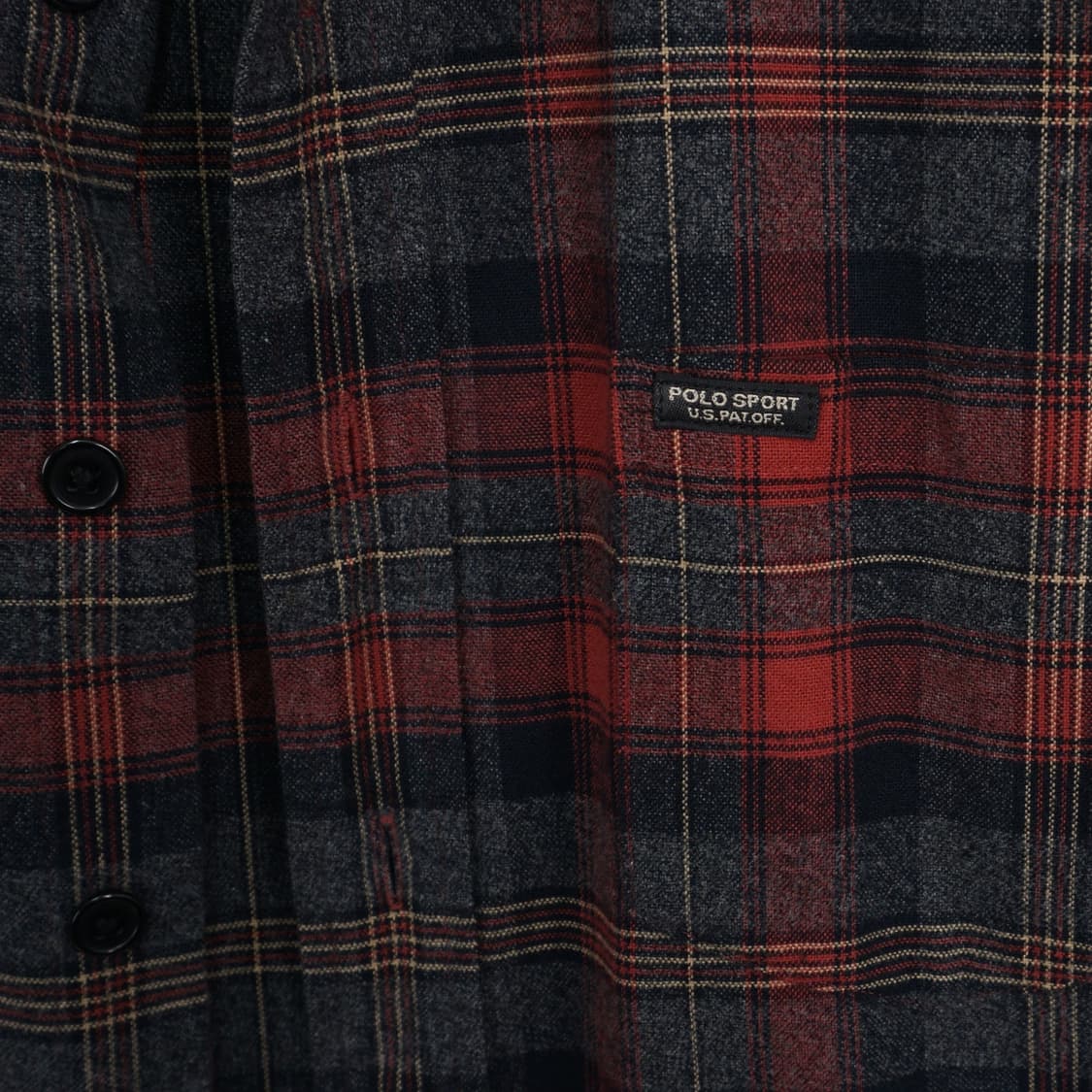 폴로 스포츠 00s 빈티지 체크 셔츠 90size 상품이미지5