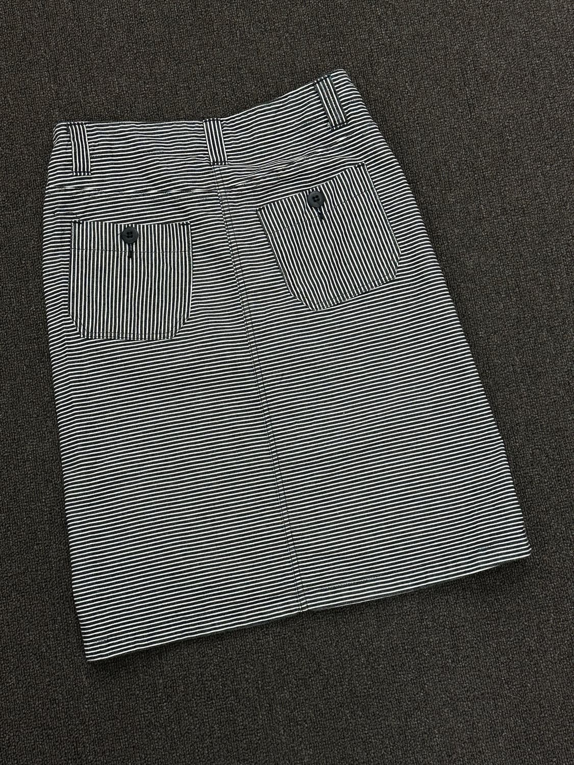 S)John bull 빈티지 히코리 패턴 데님 스커트 상품이미지2