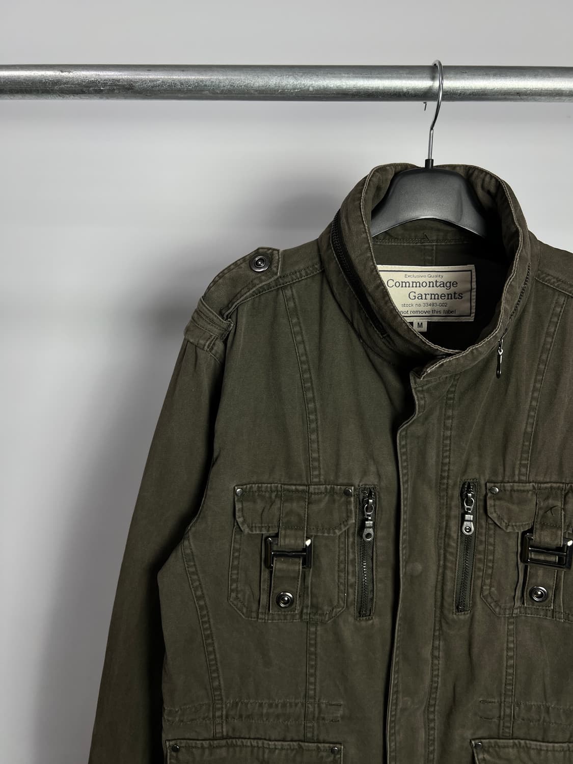 COMMONTAGE GARMENTS 밀터리리 집업 자켓 상품이미지2
