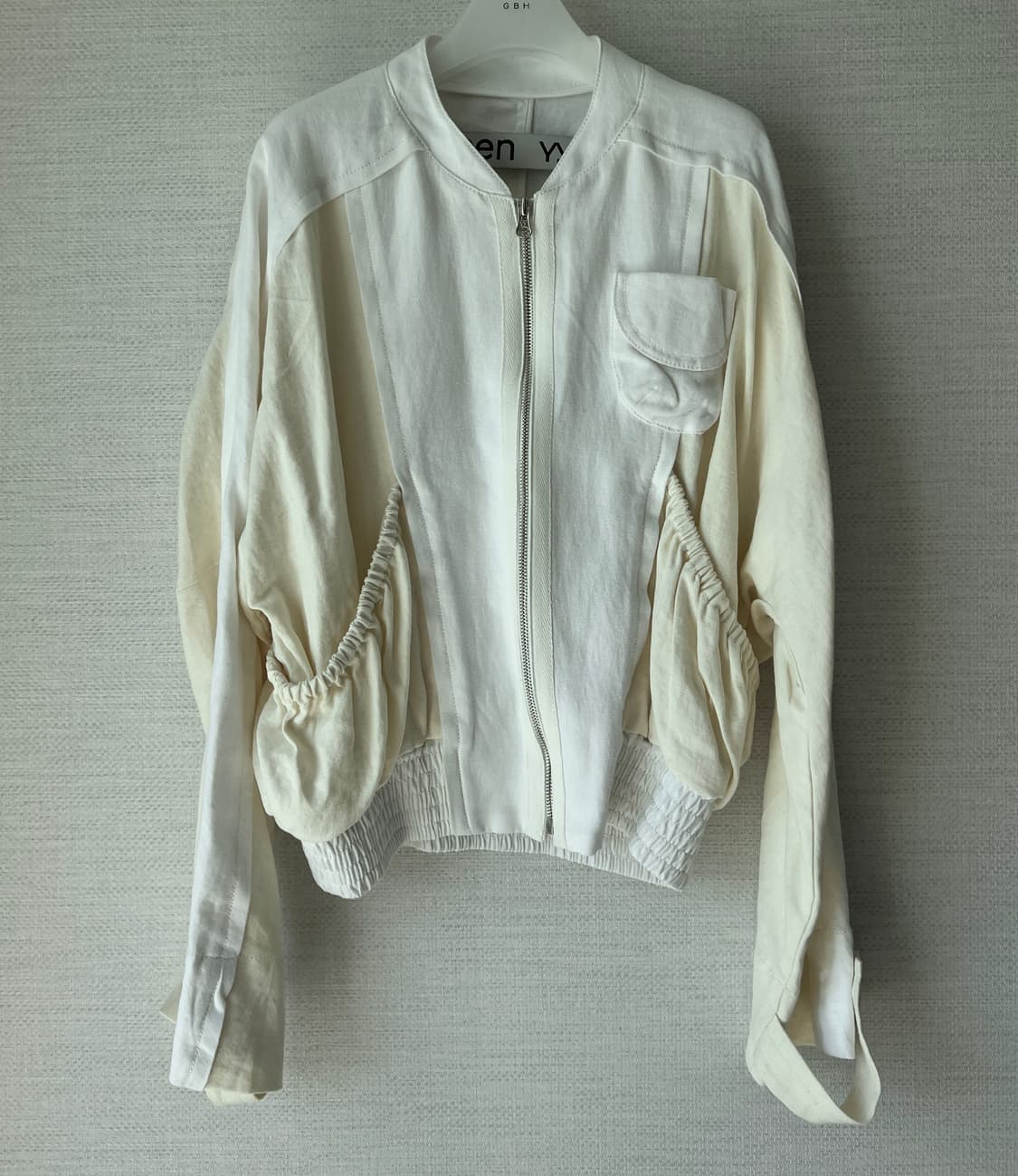 Open YY 리넨 봄버 상품이미지8