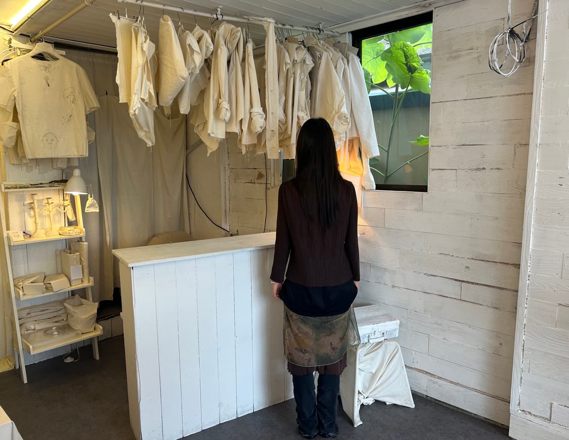 Vintage 브라운 플리츠 자켓 상품이미지3