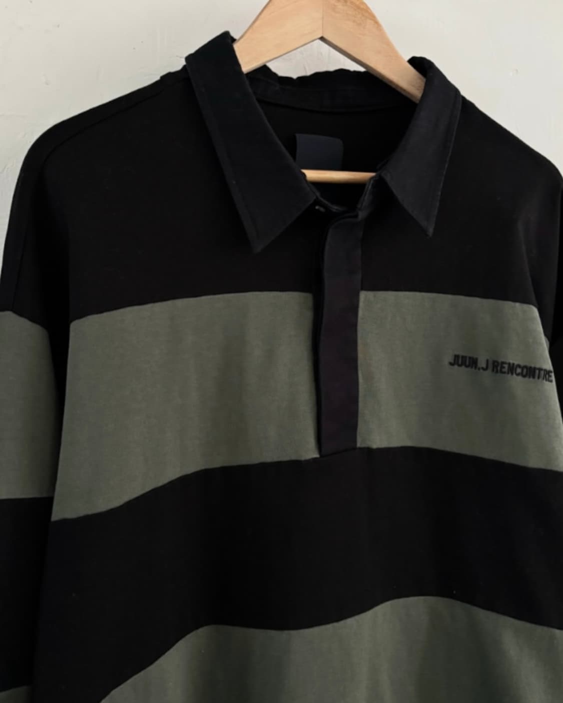 Juun.J 준지 스트라이프 럭비 셔츠 상품이미지7