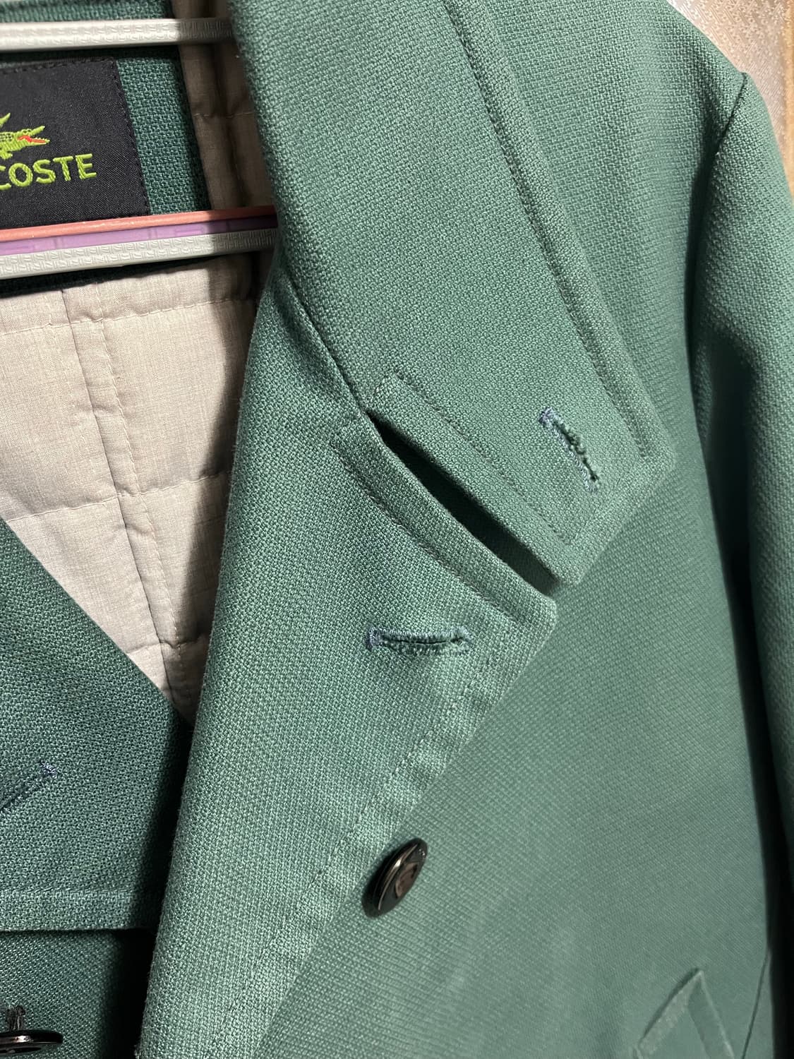 [희귀 디자인/컨디션 최상] 라코스테 남성 더블 피코트 (95사이즈) 상품이미지8