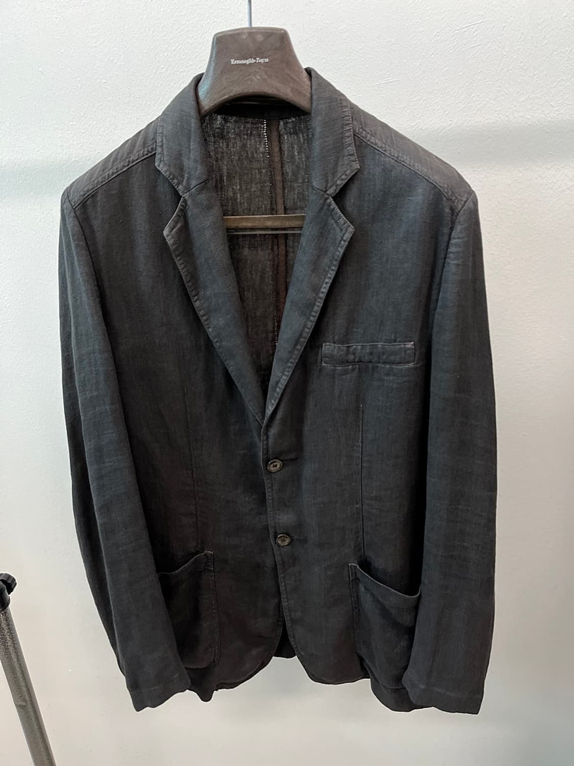 105) 제냐 더티브라운 린넨자켓  상품이미지2