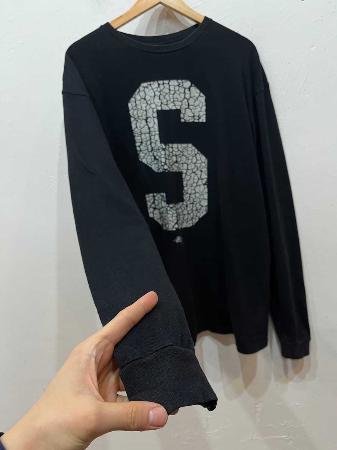 스투시 재팬 크랙로고 롱슬리브 XL 상품이미지5