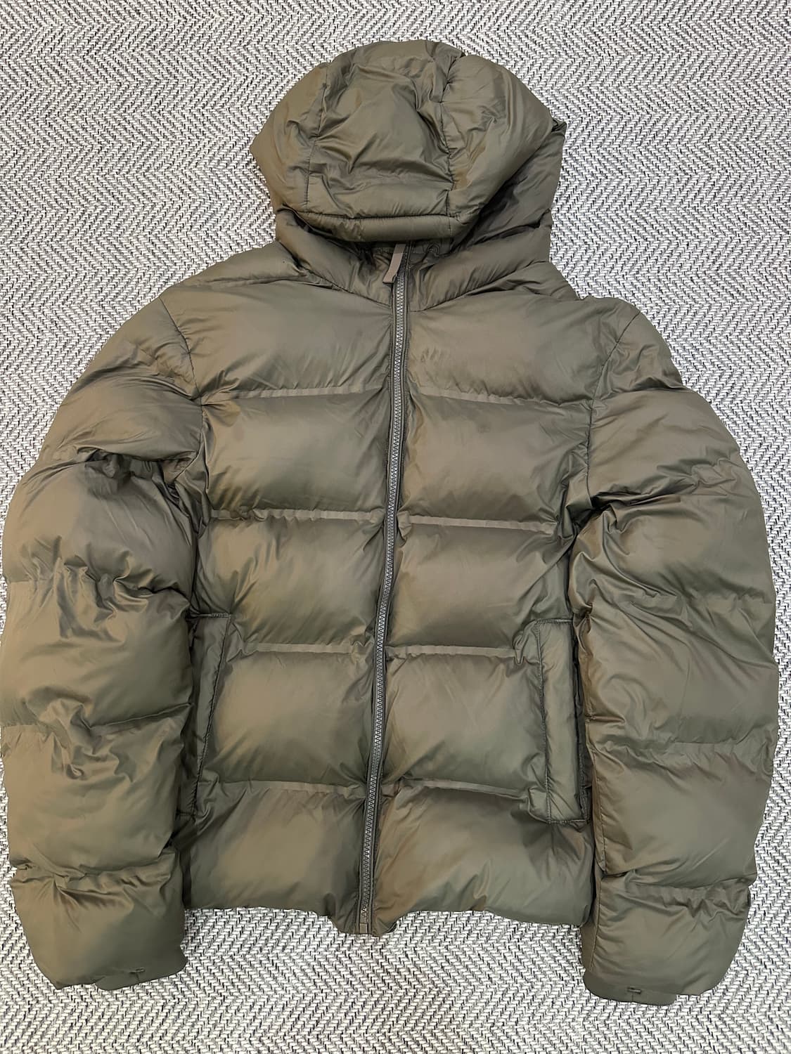 자라 패딩 s 카키 상품이미지1