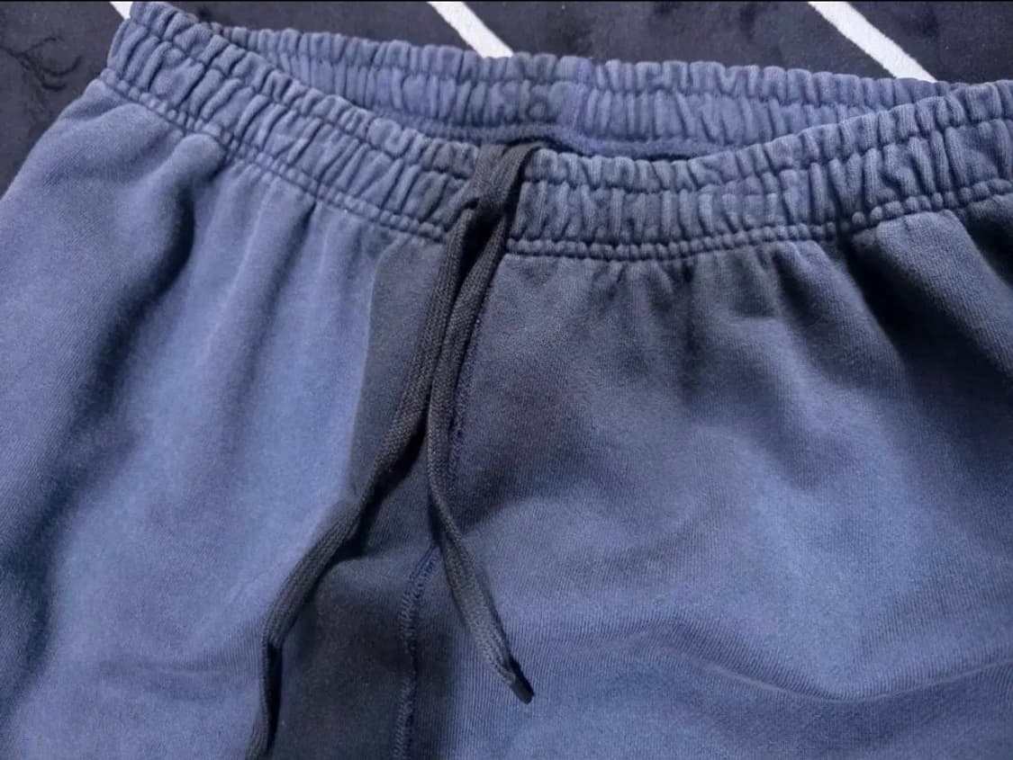 아트이프액츠 가먼트다이 빈티지 헤비 스웻팬츠 L 네이비 상품이미지2