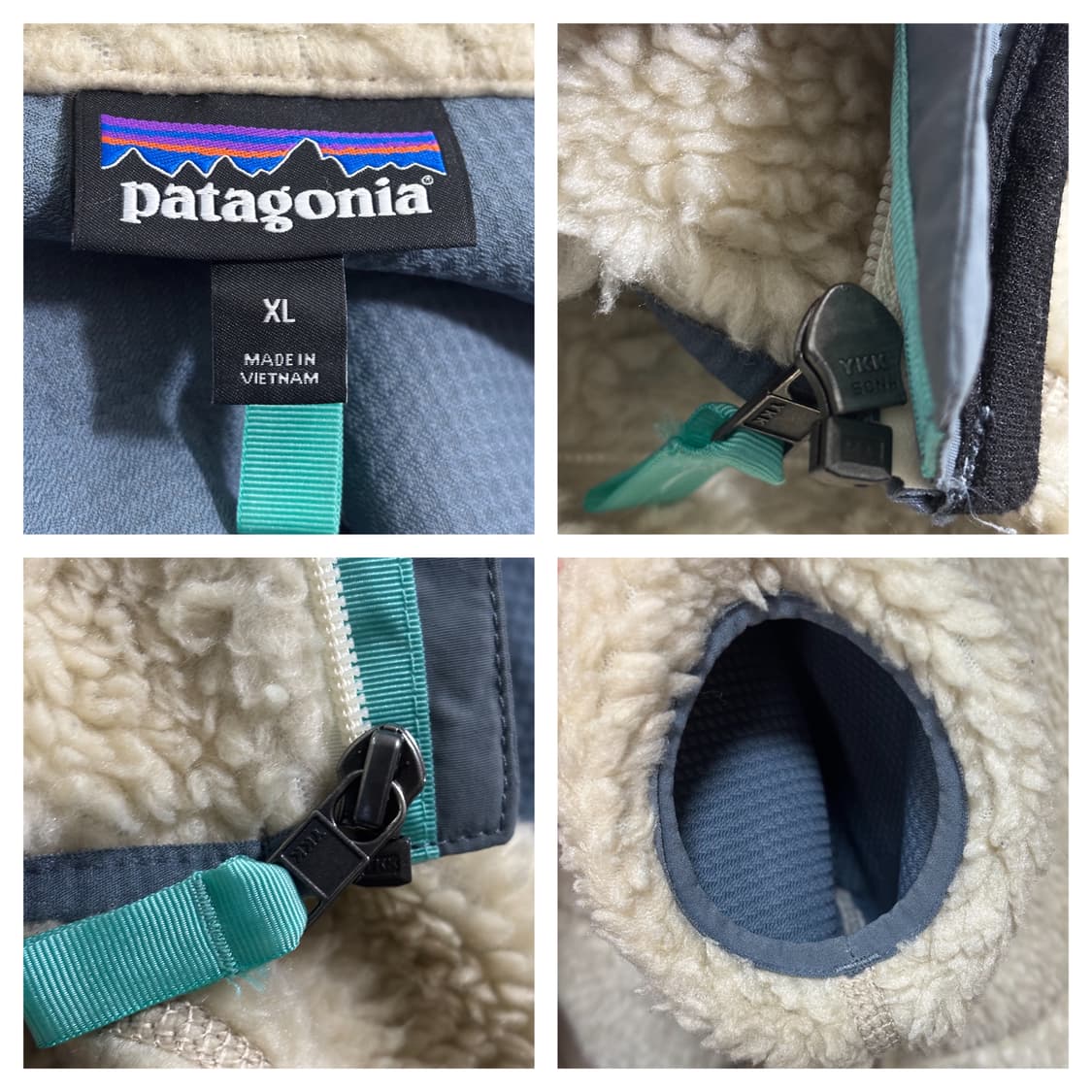 23FW)파타고니아 레트로X 플리스 집업자켓XL/아이보리 상품이미지5