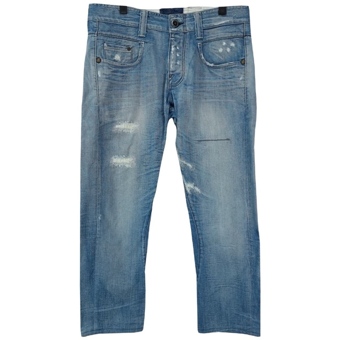 지스타 로우 빈티지 워시드 바이커 데님 팬츠 청바지 M16525 상품이미지2