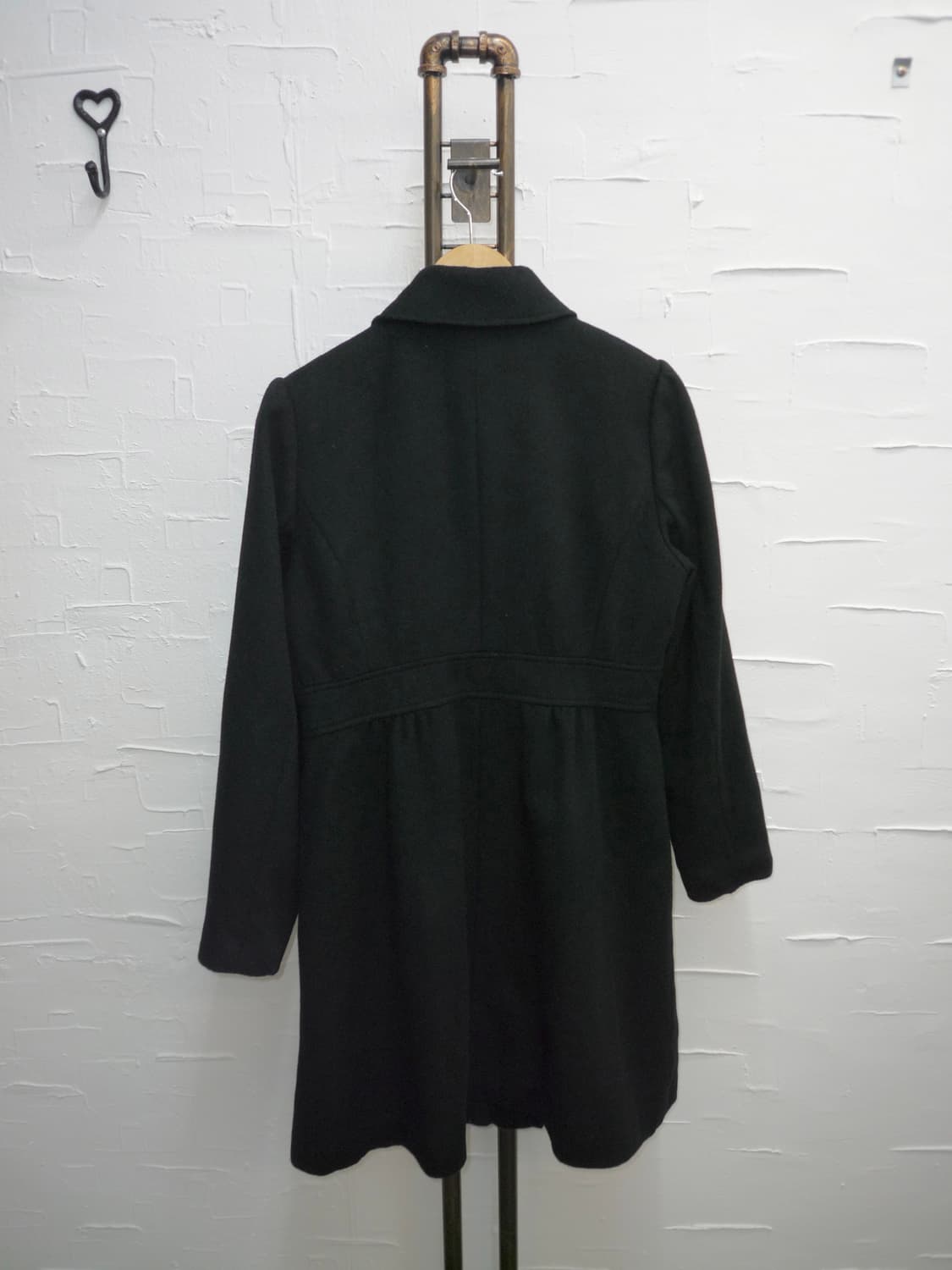 Buttons flare black coat 상품이미지6
