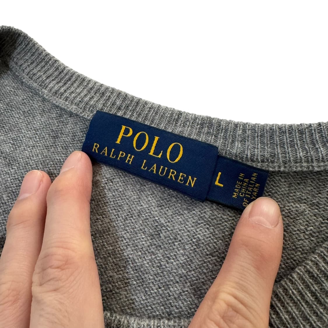 신형 폴로 랄프로렌 그레이 니트 상품이미지3