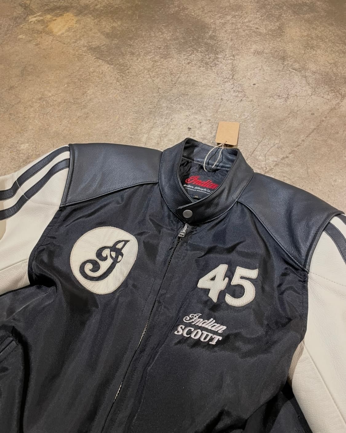 Indian motorcycle 소가죽 레이싱 자켓(B5180) 상품이미지2