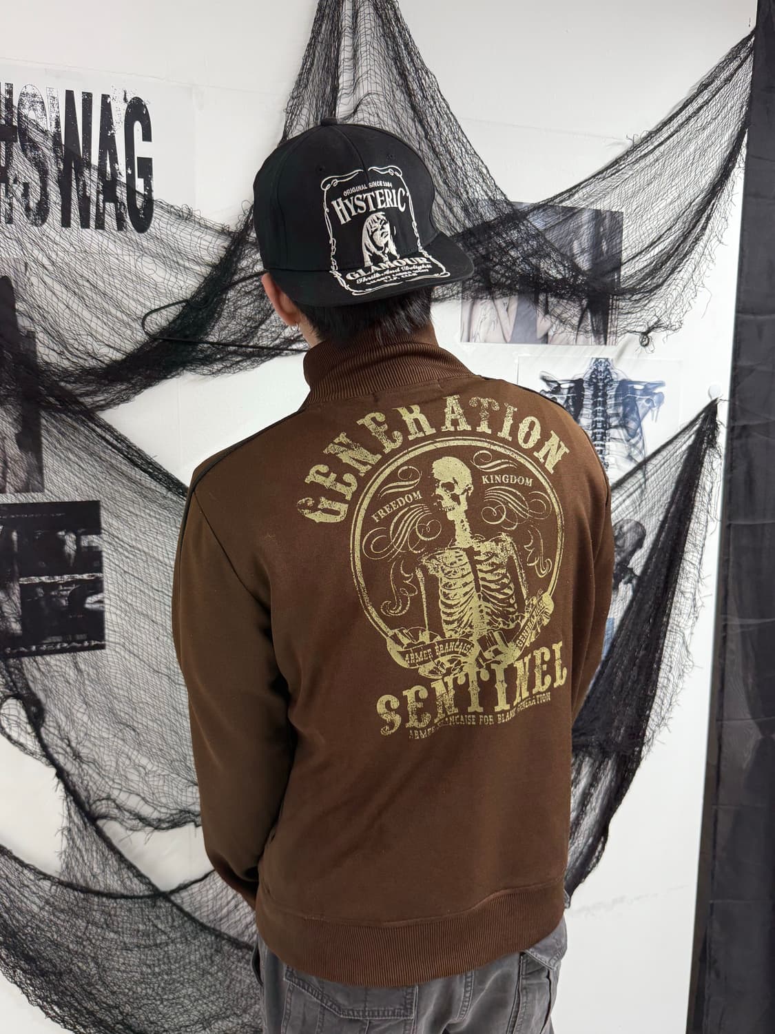 Punk mood skull printing jersey 상품이미지6