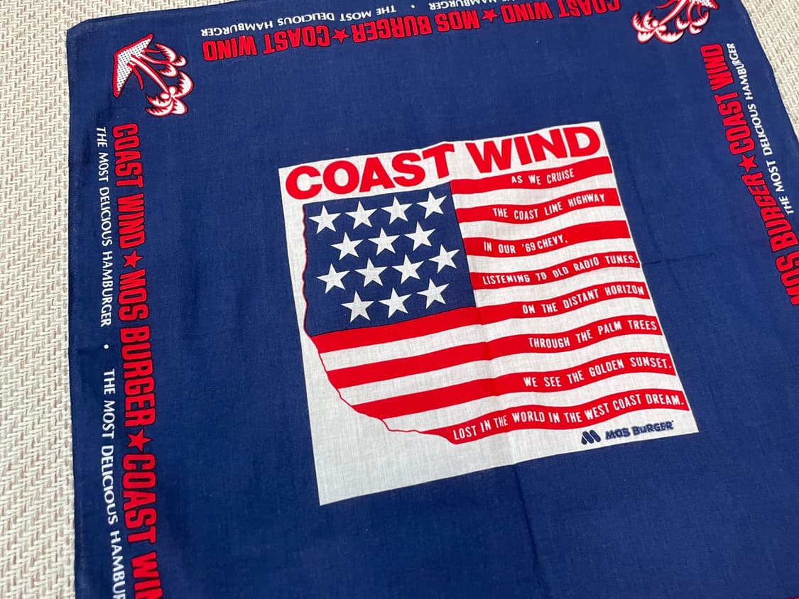 Coast wind 성조기 빈티지 스카프  J03652 상품이미지3