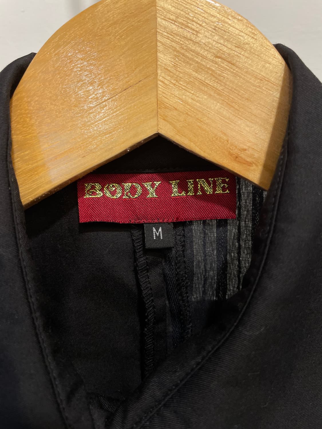 body line 바디라인 스트라이프 스트랩 블랙 셔츠 고딕 고스 펑크 상품이미지8