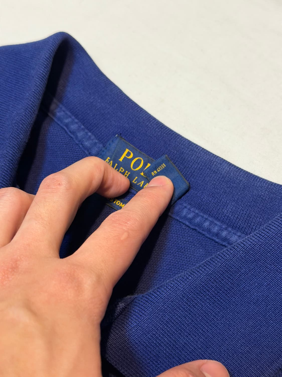 폴로 랄프로렌 빅포니 치프키프 반팔 카라티 블루 상품이미지3