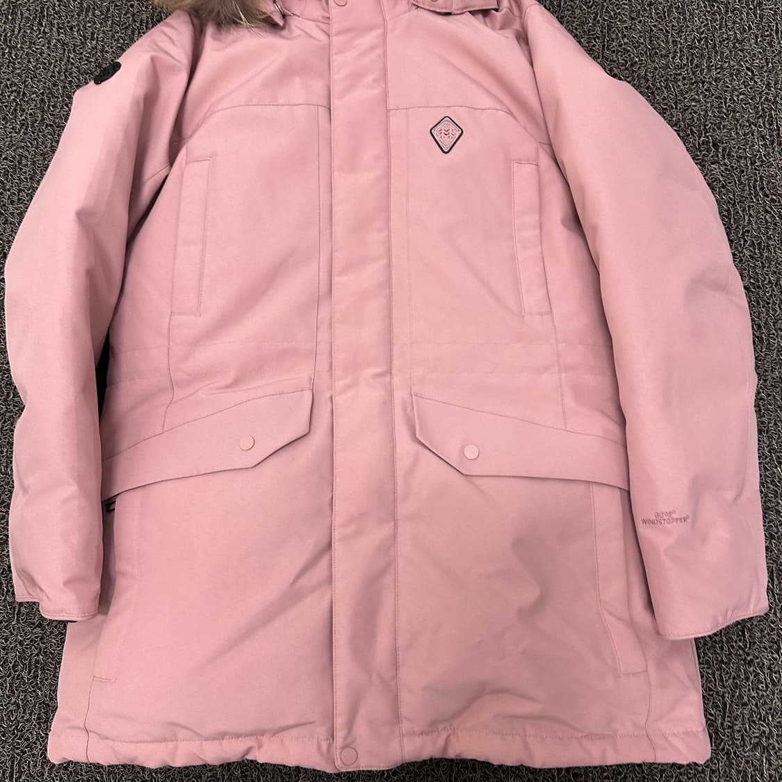 코오롱스포츠 여성 고어텍스 구스다운 롱패딩 핑크 100(L) 상품이미지4